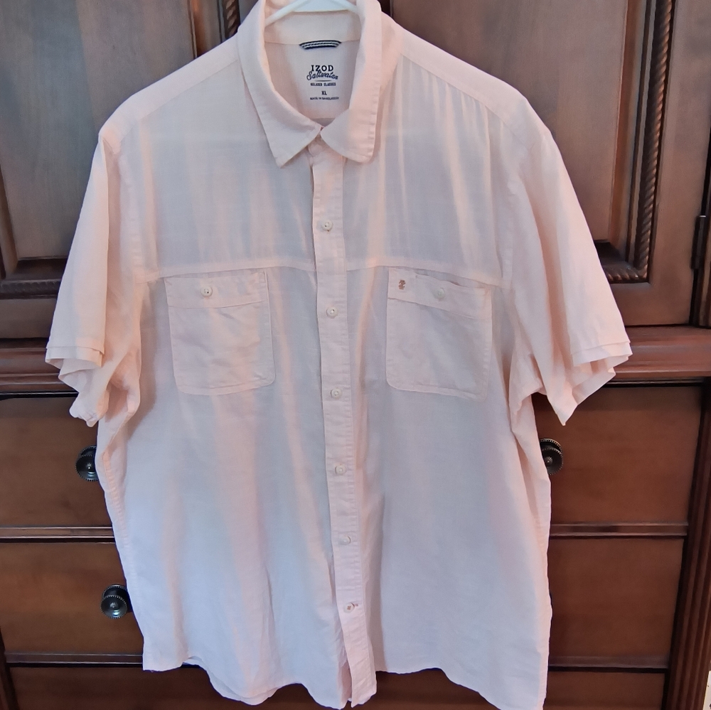 Izod Saltwater Button Down Shirt XL